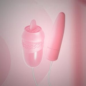 2-In-1 Licker + Egg Vibrator USB Power